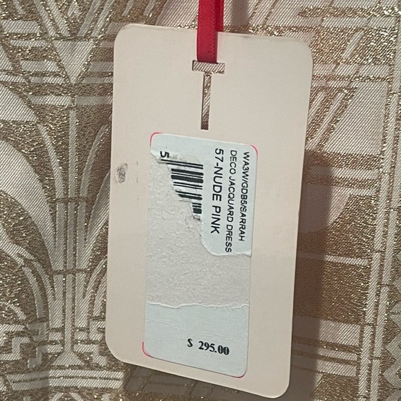 NWT Ted Baker Art Deco Dress Size 3 w/ Garment Bag - Picture 3 of 8